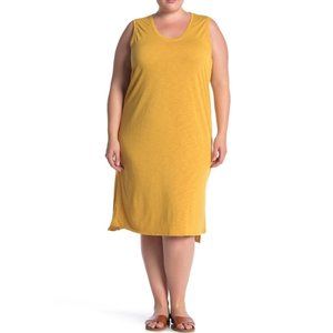 Madewell Mustard Jersey Tank Dress 3X